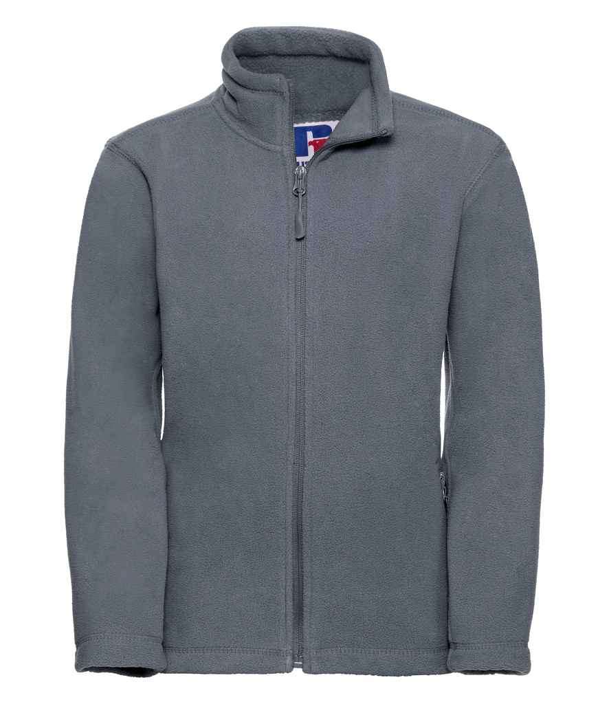 [870B CVY 3-4] Russell Schoolgear Kids Outdoor Fleece Jacket (3-4, Convoy Grey)
