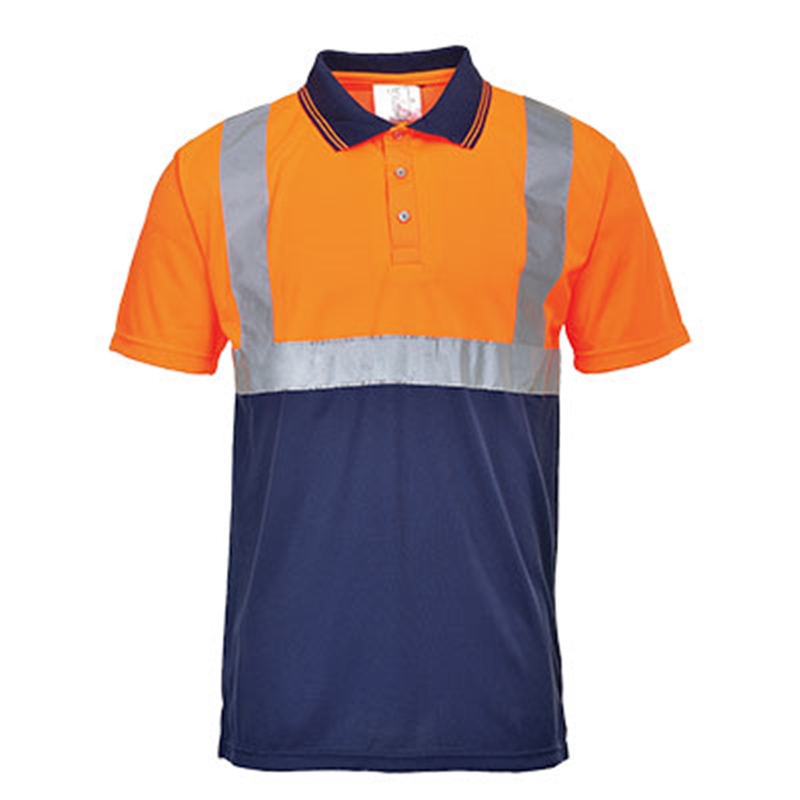 Hi-Vis Contrast Polo Shirt S/S