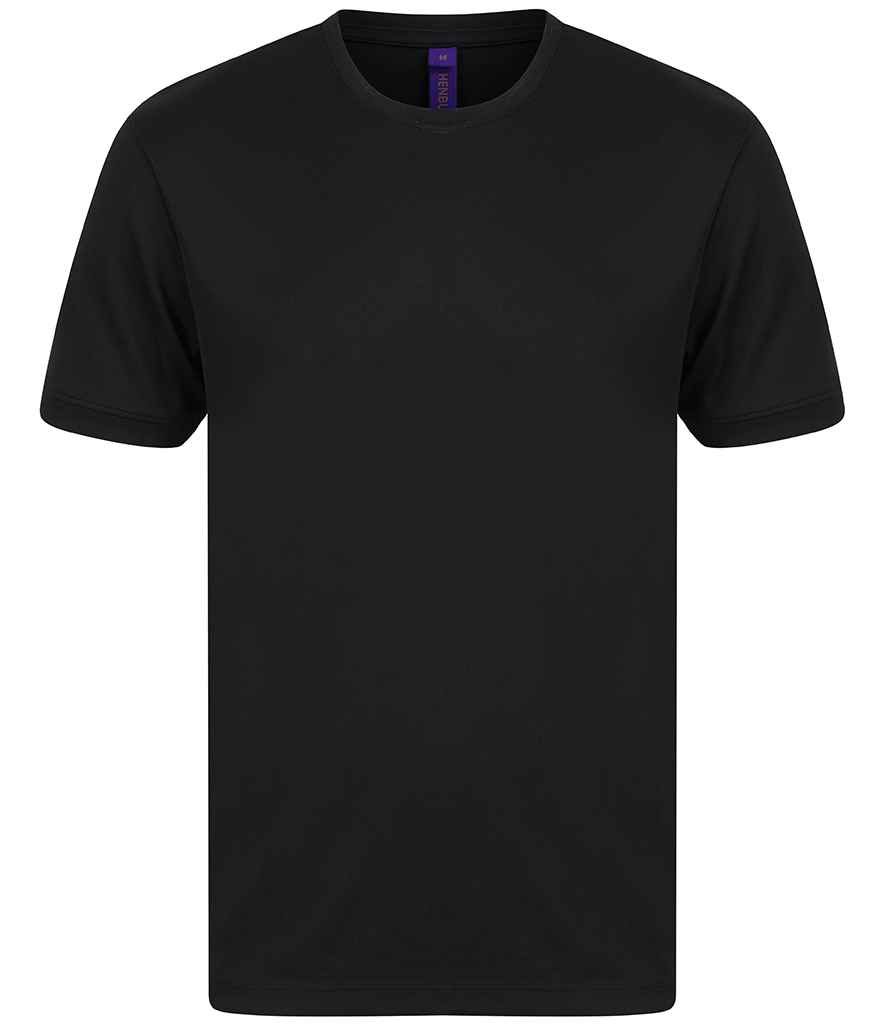 [H024 BLK XS] Henbury HiCool® Performance T-Shirt (XS, Black)