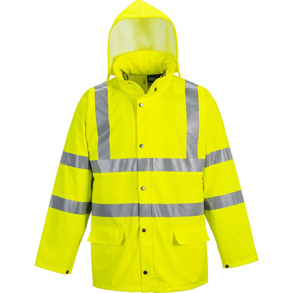 [S491YERXS] Sealtex Ultra Hi-Vis Rain Jacket (XS)
