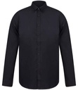 Henbury Modern Long Sleeve Slim Fit Oxford Shirt