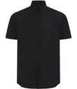 Henbury Short Sleeved Cotton Feel Coolplus® Shirt