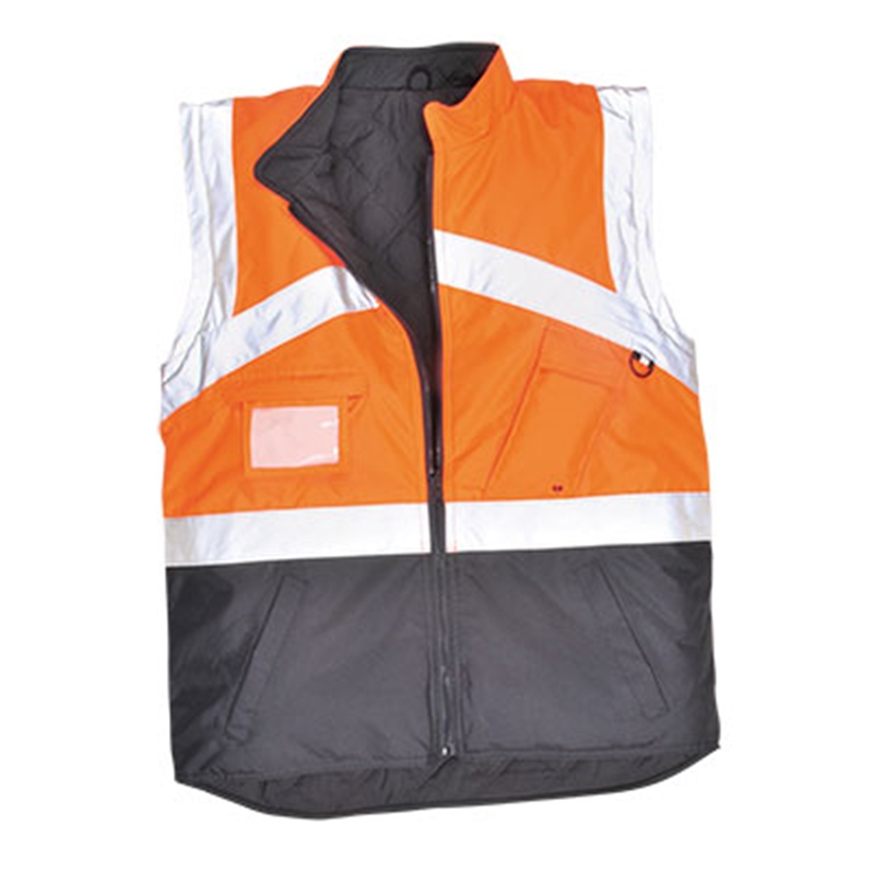 Portwest Hi-Vis 2-Tone Jacket - Reversible (Orange/Navy, S)
