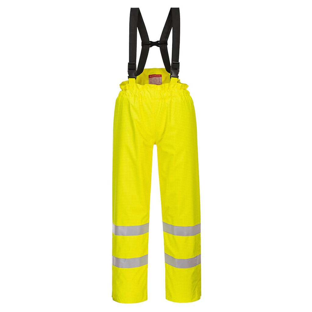[S781YERS] Bizflame Rain Hi-Vis FR Trousers (Yellow, S)