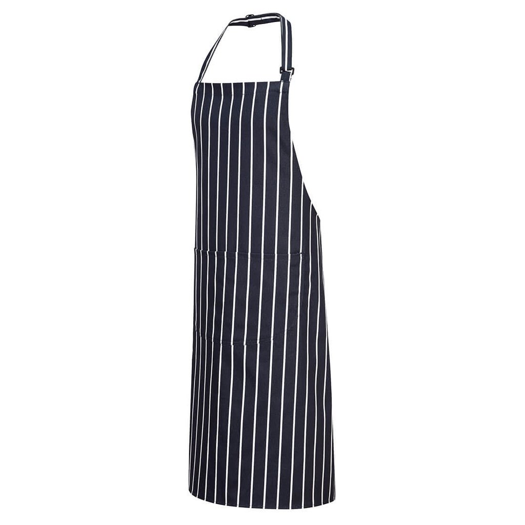 [S855NVR] Butchers Apron with Pocket (Navy)