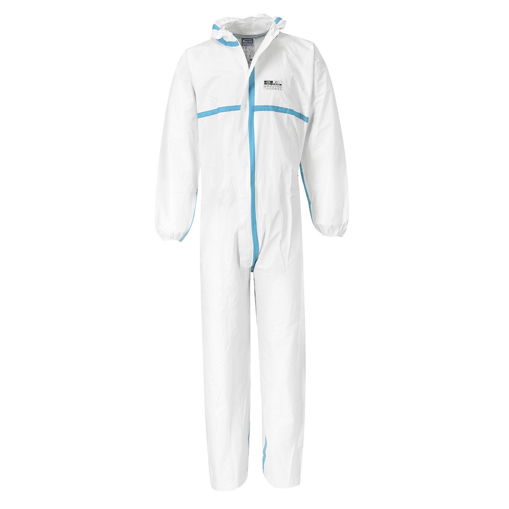 [ST60WHRM] BizTex Microporous Coverall Type 4/5/6 (Pk50) (M)