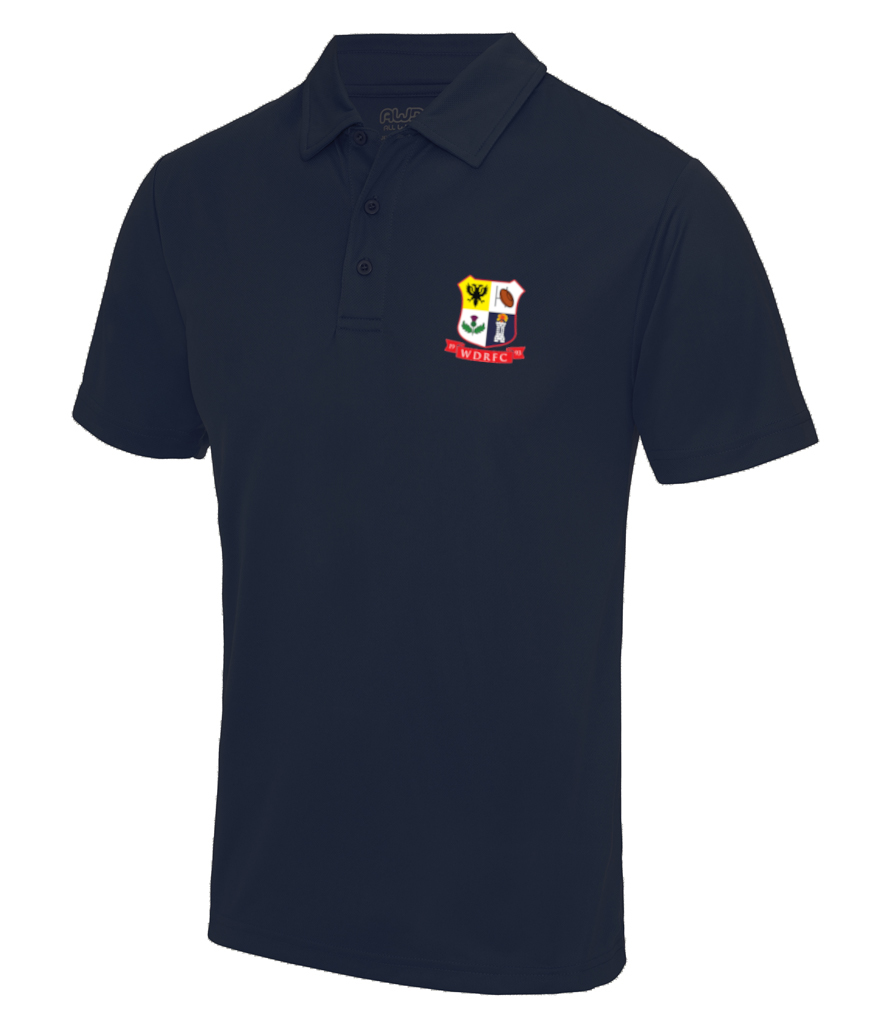 AWDis Cool Polo Shirt with WDRFC logo