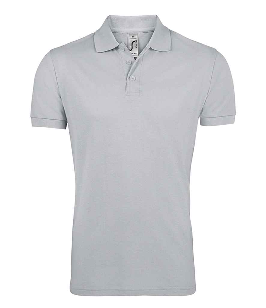 [10571 PGE S] SOL'S Prime Poly/Cotton Piqué Polo Shirt (S, Pure Grey)