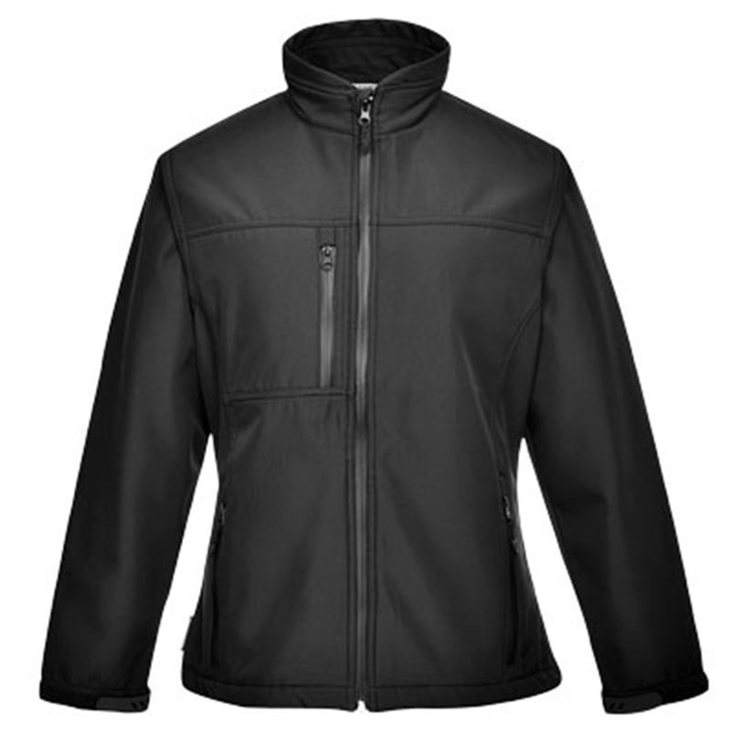 Portwest Charlotte Ladies Softshell(2L) (Black, S)