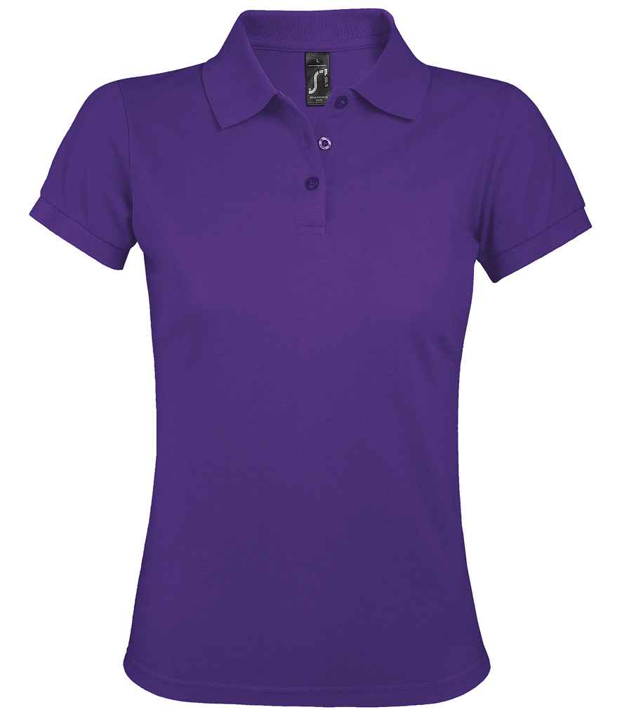 [10573 DKP S] SOL'S Ladies Prime Poly/Cotton Piqué Polo Shirt (S, Dark Purple)