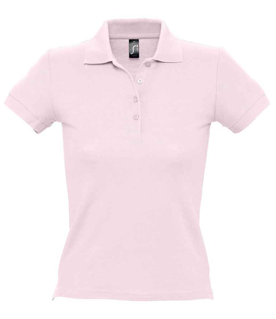 [11310 PPN S] SOL'S Ladies People Cotton Piqué Polo Shirt (S, Pale Pink)