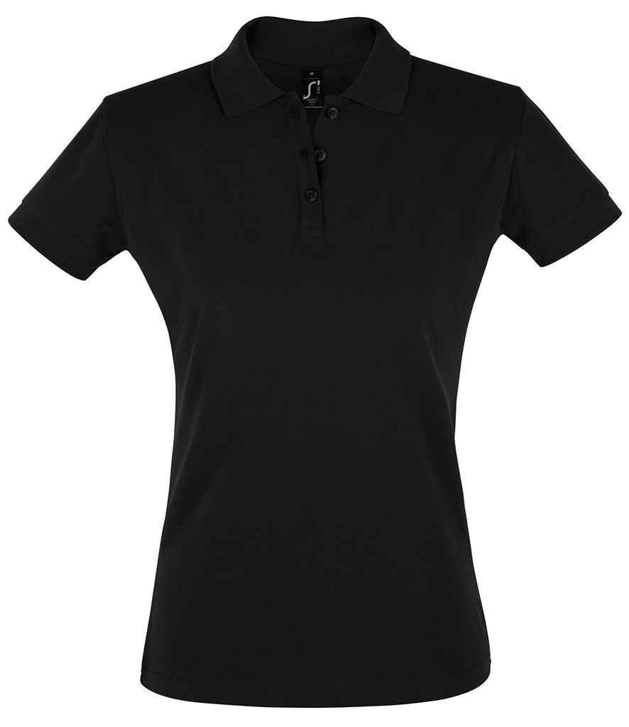 [11347 BLK S] SOL'S Ladies Perfect Cotton Piqué Polo Shirt