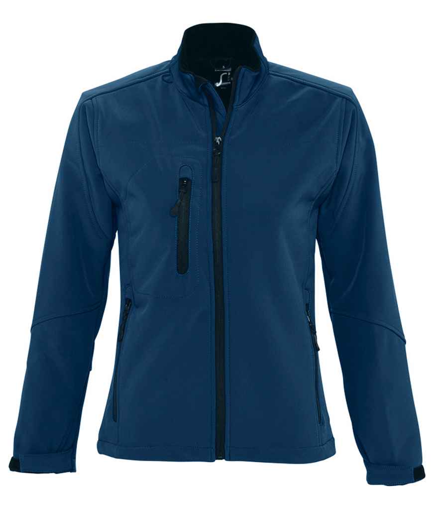 [46800 AYB S] SOL'S Ladies Roxy Soft Shell Jacket (S, Abyss Blue)