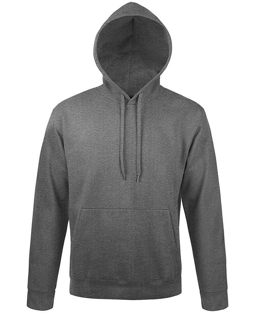 [47101 CHM S] SOL'S Unisex Snake Hooded Sweatshirt (S, Charcoal Marl)