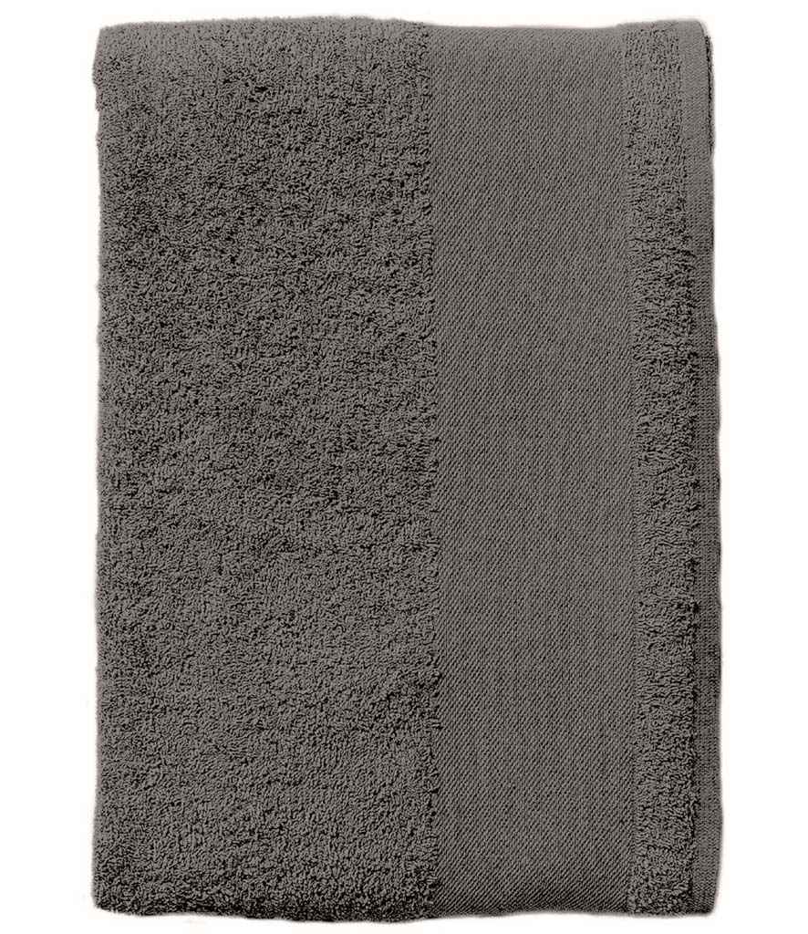 [89002 DGY ONE] SOL'S Island 100 Bath Sheet (Dark Grey)