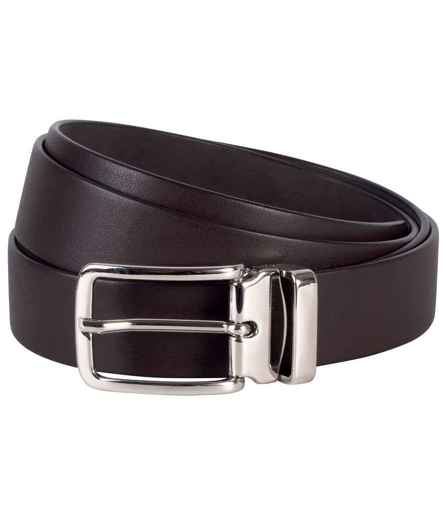 [KP807 DBR ONE] K-UP Classic Leather Belt (Dark Brown)