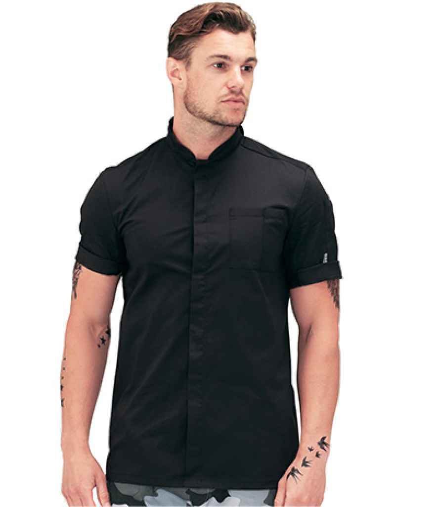 [LE004 WH/BK XS] Le Chef StayCool® Prep Jacket (XS, White/Black)