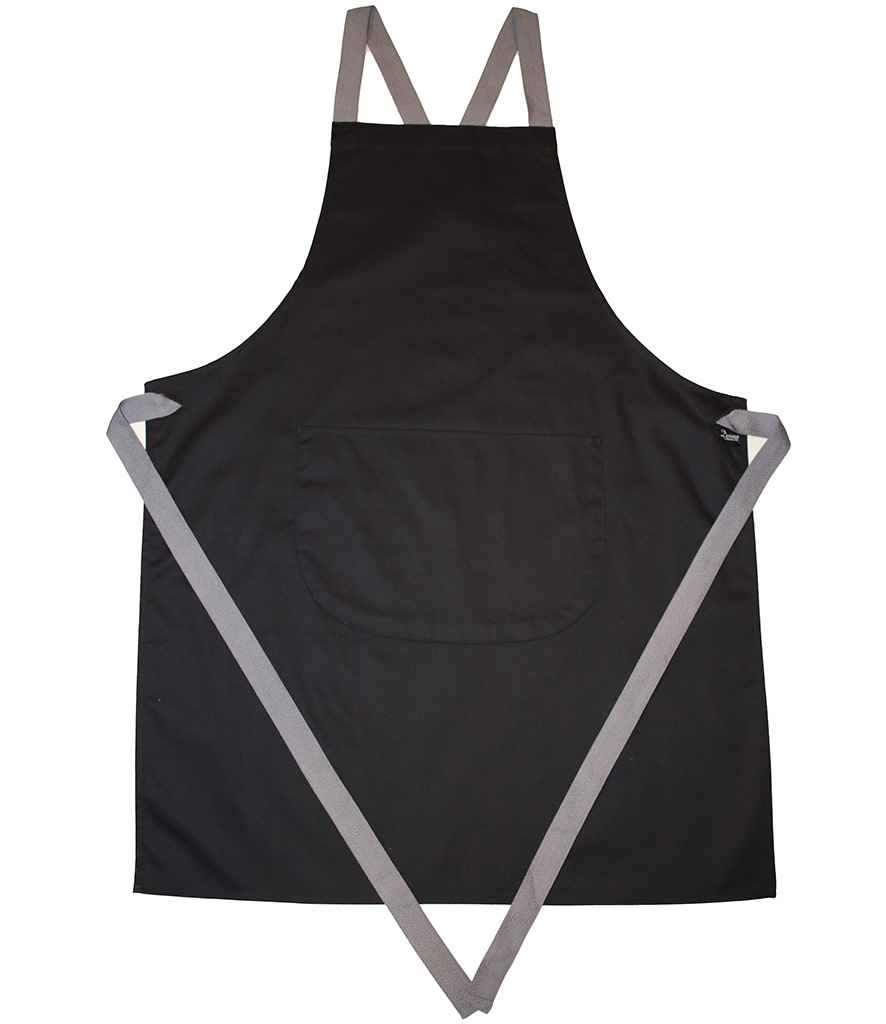 [DE141 SRM ONE] Dennys Cross Back Apron (Storm Grey)