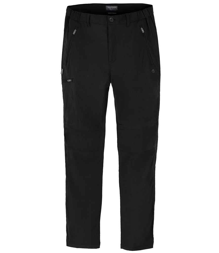 [CR233 BLK 30/R] Craghoppers Expert Kiwi Pro Stretch Trousers (30/R, Black)