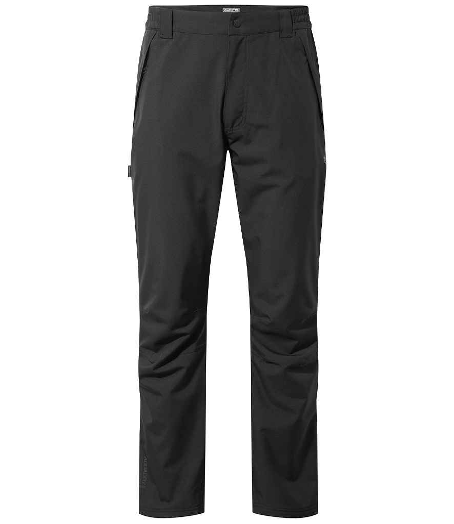 [CR241 BLK 30/R] Craghoppers Expert Kiwi Waterproof Trousers (30/R, Black)