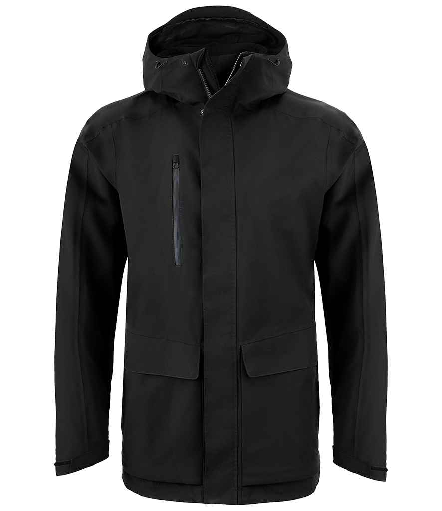 [CR301 BLK XS] Craghoppers Expert Kiwi Pro Stretch Long Jacket (XS, Black)