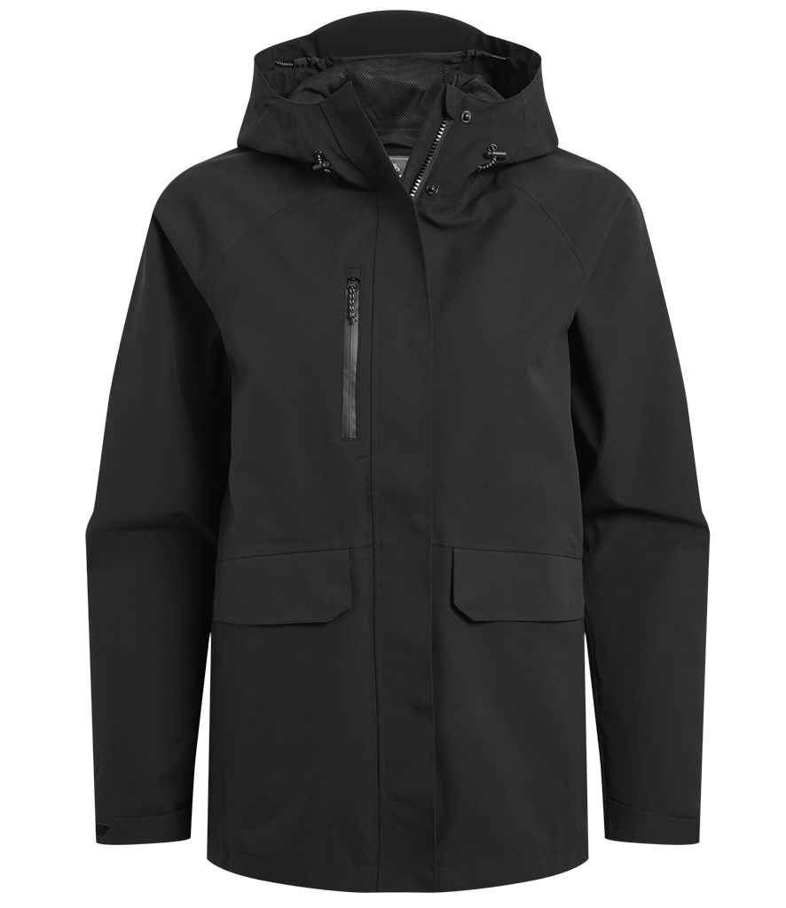 [CR302 BLK 8] Craghoppers Expert Ladies Kiwi Pro Stretch Long Jacket (8, Black)