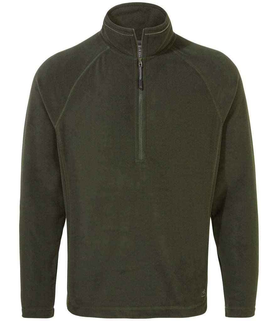 [CR317 DCG XS] Craghoppers Expert Corey 200 Half Zip Micro Fleece (XS, Dark Cedar Green)