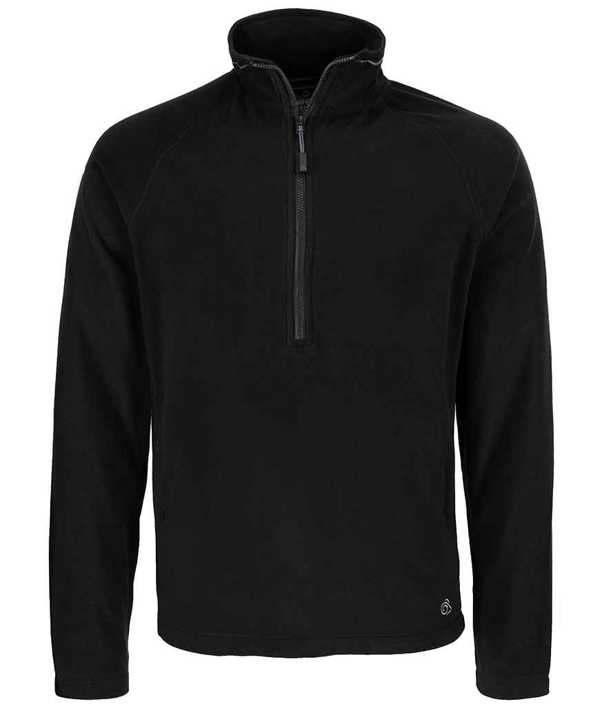 [CR317 BLK XS] Craghoppers Expert Corey 200 Half Zip Micro Fleece (XS, Black)