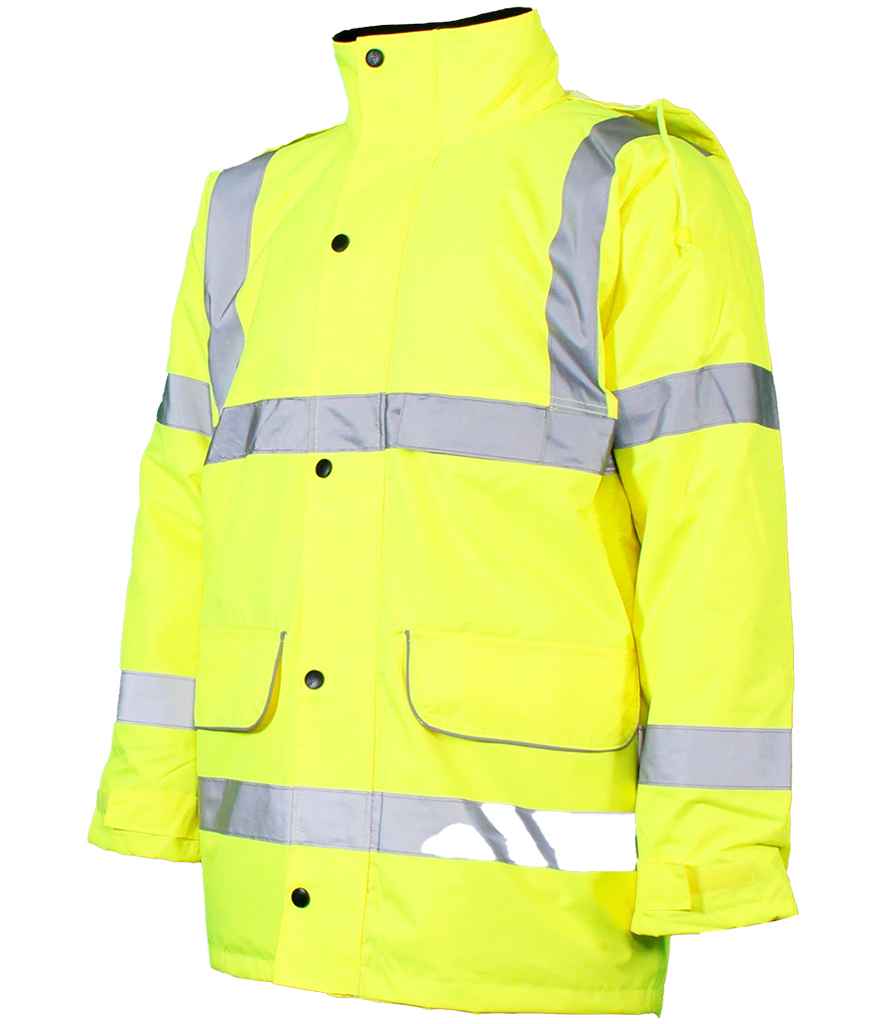 [WR005 FLY S] Warrior Hi-Vis Traffic Jacket (S)