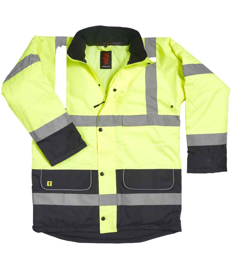 [WR008 FLY S] Warrior Hi-Vis Contrast Traffic Jacket (S)
