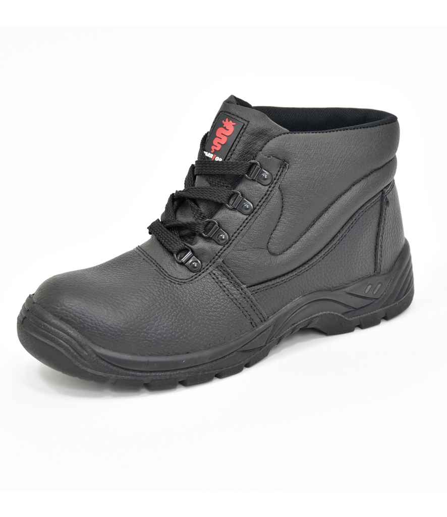 [WR100 BLK 6] Warrior S1P Chukka Boots (6)