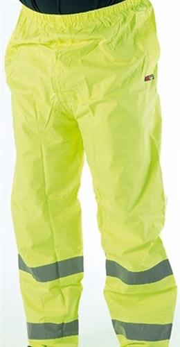 [W-WTHVY3XL] Hi-Vis Waterproof Trousers in Yellow (3XL(48/50))