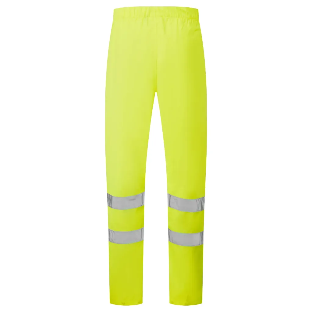 Hi-Vis Waterproof Trousers in Yellow