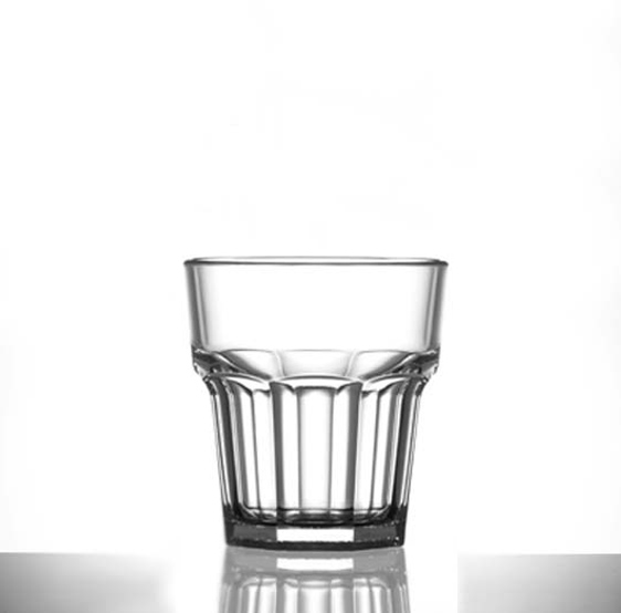 [BC-GRT9BB] Elite Remedy Polycarbonate Rocks Clear Tumbler 9oz (36 case)