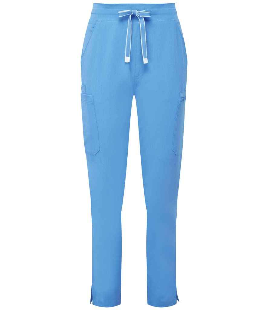 [NN600 CEI XS] Onna by Premier Ladies Relentless Onna-Stretch Cargo Trousers (XS, Ceil Blue)