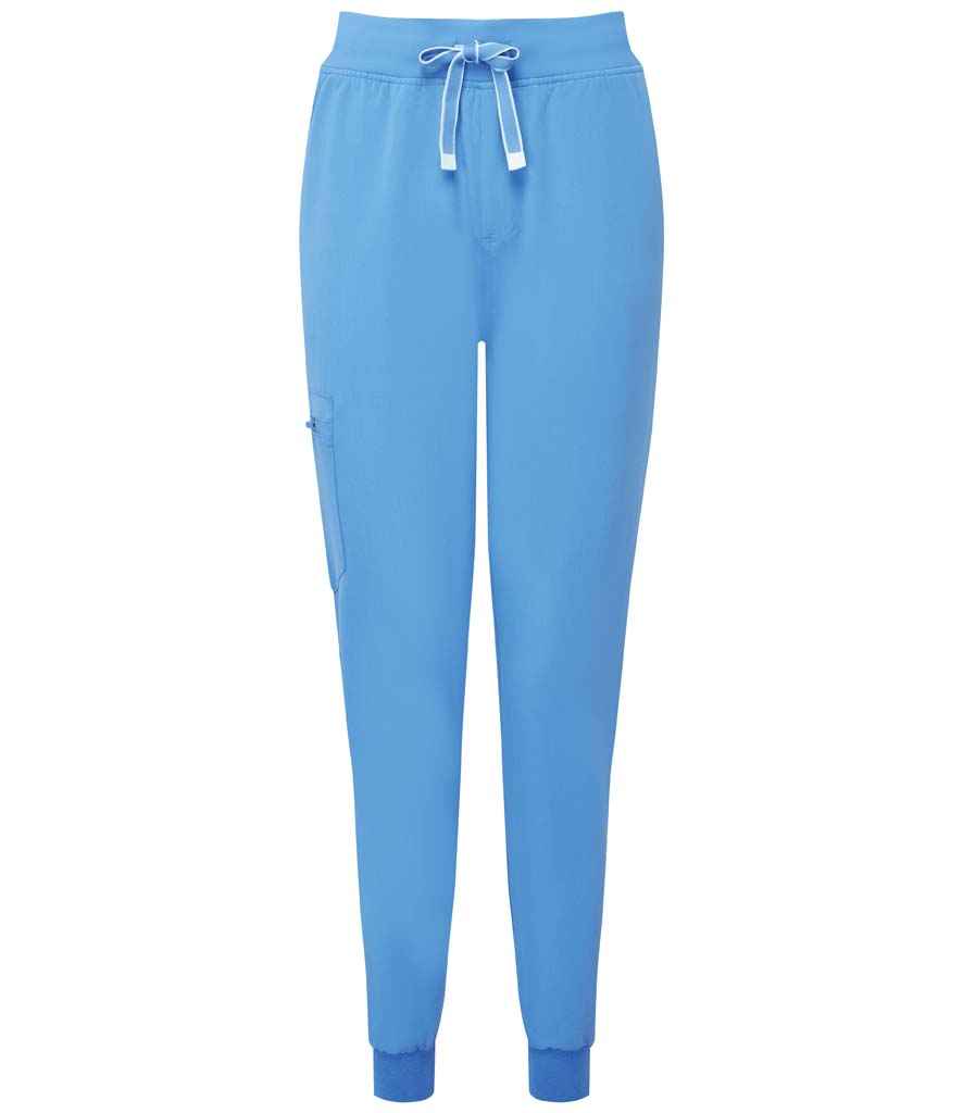 [NN610 CEI XS] Onna by Premier Ladies Energized Onna-Stretch Joggers (XS, Ceil Blue)