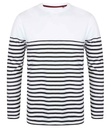 Front Row Unisex Long Sleeve Breton Striped T-Shirt