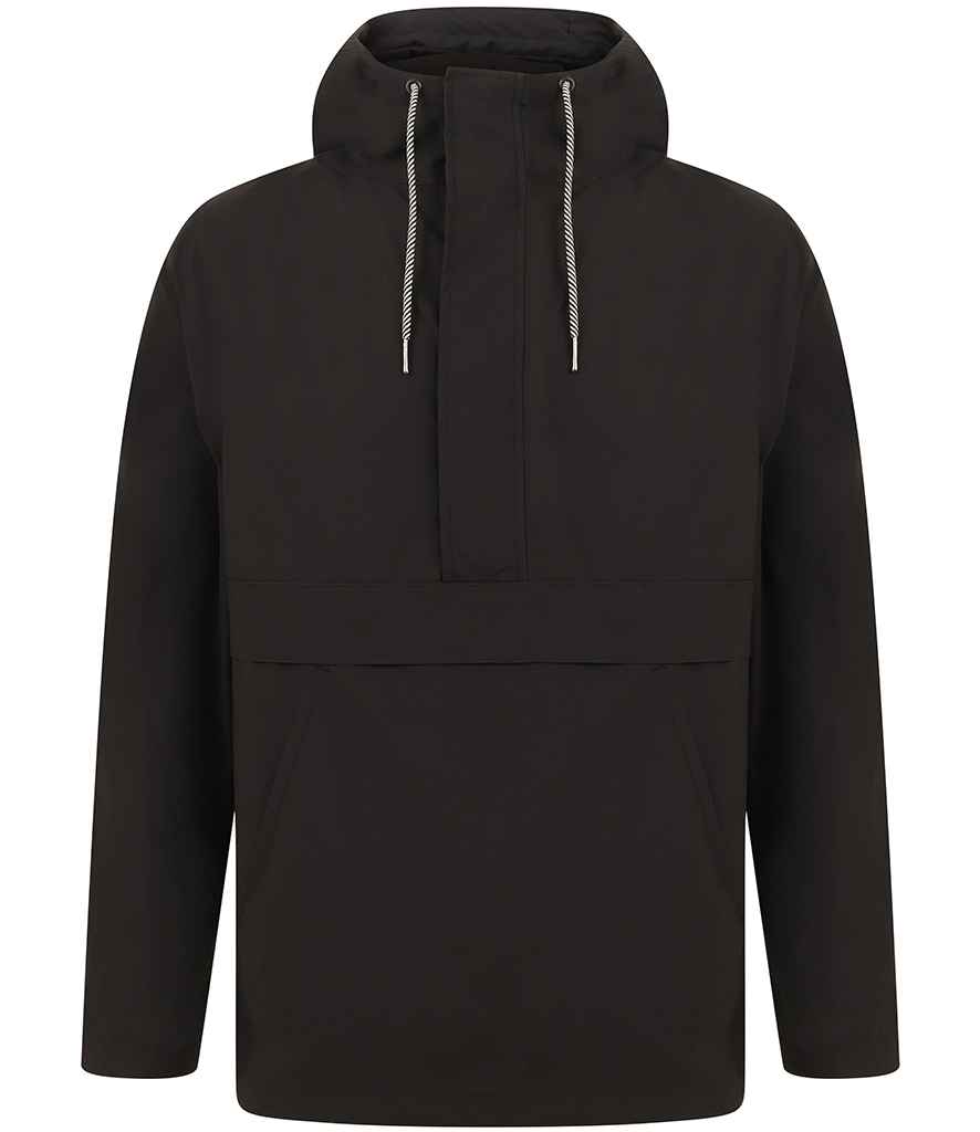 [FR905 BLK XS] Front Row Pullover 1/2 Zip Jacket (XS)