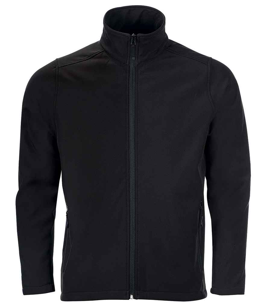 [01195 BLK S] SOL'S Race Soft Shell Jacket (S, Black)