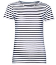 SOL'S Ladies Miles Striped T-Shirt