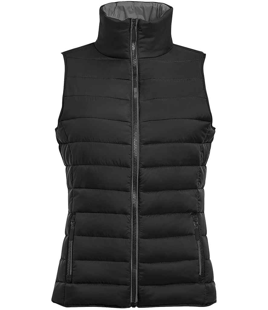 [01437 BLK S] SOL'S Ladies Wave Bodywarmer (S, Black)
