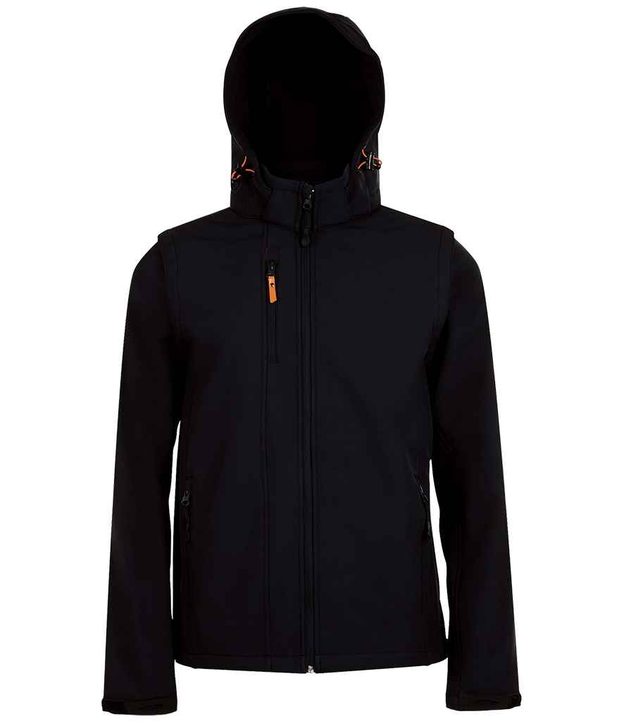[01647 BLK XS] SOL'S Transformer Pro Soft Shell Jacket (XS, Black)