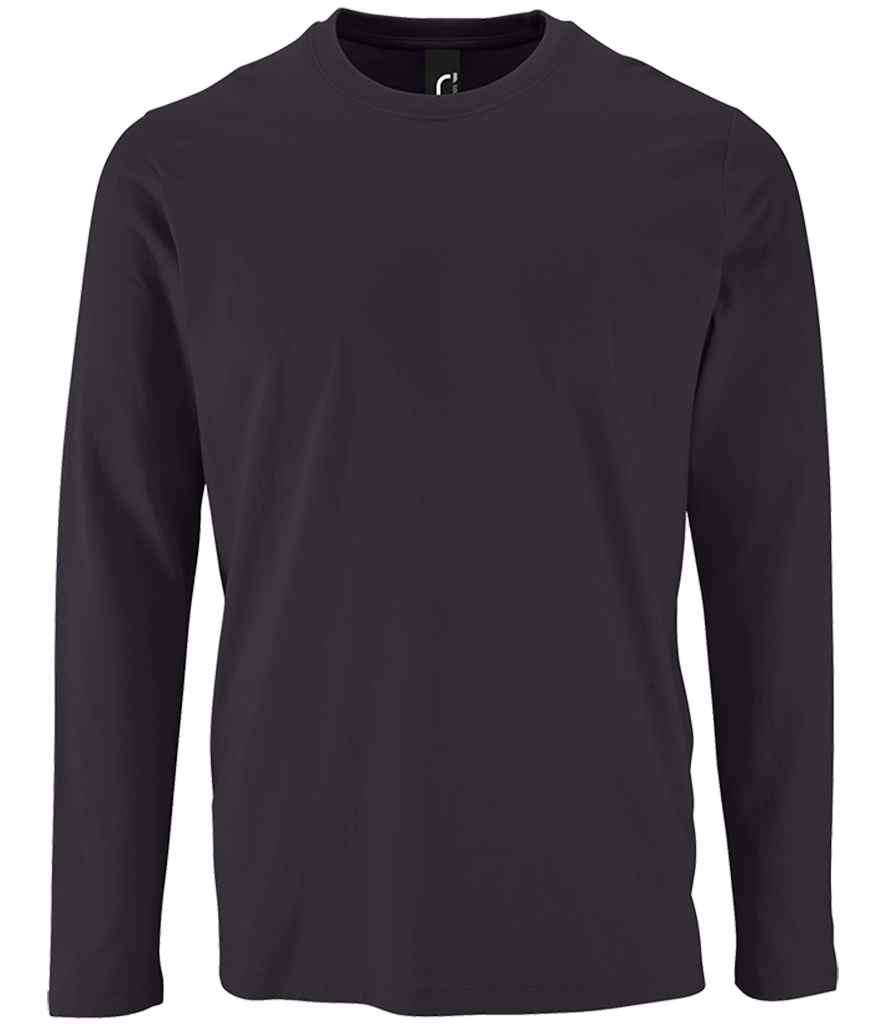 [02074 MGY S] SOL'S Imperial Long Sleeve T-Shirt (S, Mouse Grey)