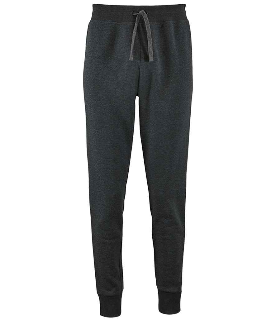 [02085 CHM XS] SOL'S Ladies Jake Slim Fit Jog Pants (XS, Charcoal Marl)