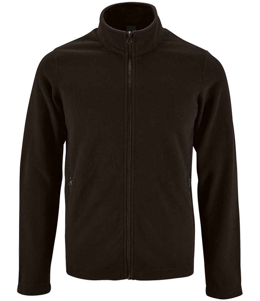 [02093 BLK S] SOL'S Norman Fleece Jacket (S, Black)