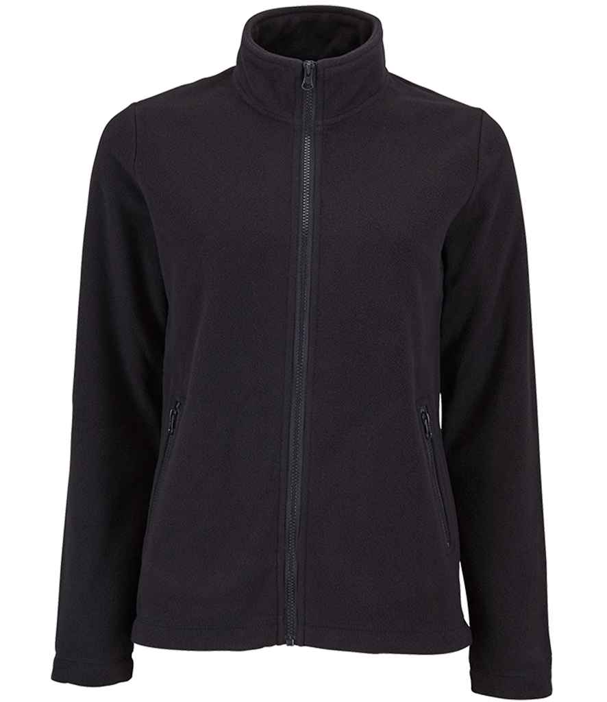 [02094 BLK S] SOL'S Ladies Norman Fleece Jacket (S, Black)