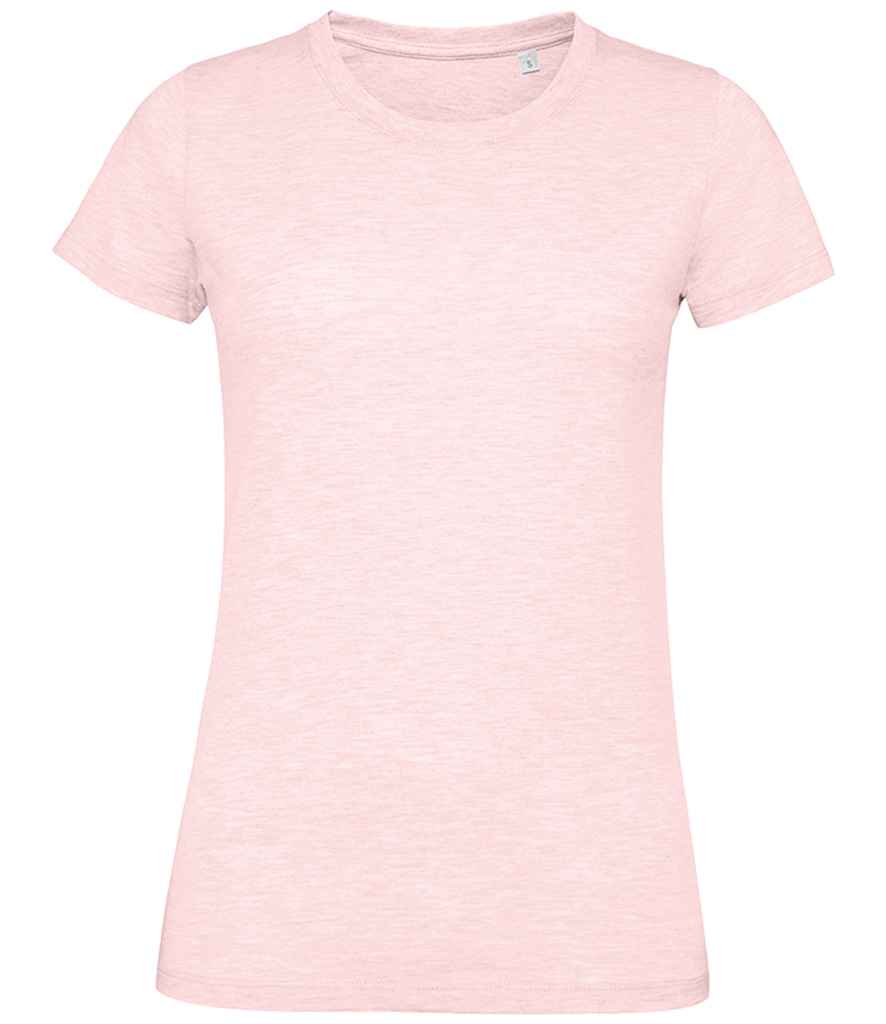 [02758 HEP S] SOL'S Ladies Regent Fit T-Shirt (S, Heather Pink)