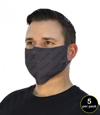 Bumpaa Anti-Viral Mask (Pack of 5 Masks) (Black)