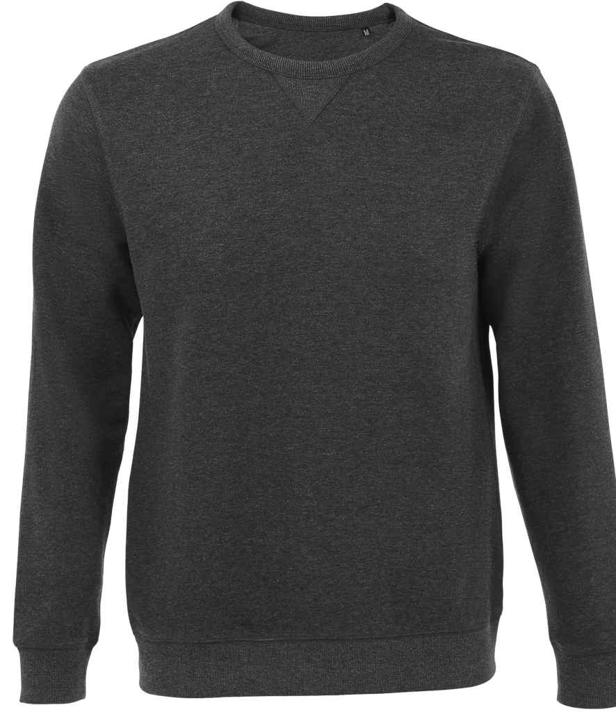 [02990 CHM XS] SOL'S Unisex Sully Sweatshirt (XS, Charcoal Marl)