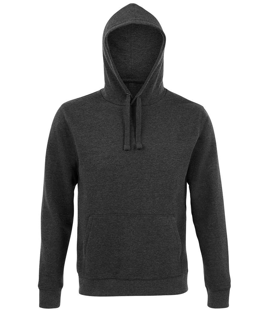[02991 CHM XS] SOL'S Unisex Spencer Hooded Sweatshirt (XS, Charcoal Marl)